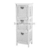 Modern Beautiful Exquisite Wooden Cabinet With Wicker Drawers thumbnail-1