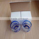 Black Slate Coaster With Hand Cut Rabbit Glass Tumbler thumbnail-1