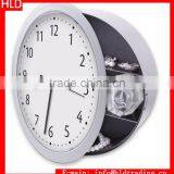 Hidden Storage Compartment Wall Clock Safe Box