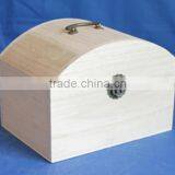 Handmade Feature Lightweight Wood Box With Handle Wooden Christmas Gift Box Wholesale thumbnail-2