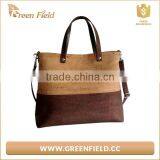 Nature Cork Tote Handbag,portuguese Cork Vegan Handbags Women Tote Bag thumbnail-3