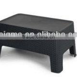 Trade Assurance Homemade Small Pvc Rattan Resin Wicker Coffee Table Telescopic thumbnail-1