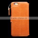 2017 Hot Sale Real Leather Mobile Phone Clamshell Holster For IPhone6 thumbnail-2