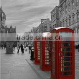 Antique Red Public Telephone Booth Bristish Telephone Booth for Sale thumbnail-1