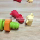 Portable Screw Shape Tampion Silicone Rubber Beer Wine Bottle Stopper thumbnail-5