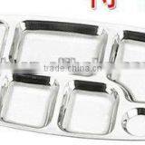 SS18/8 Stainless Steel Fast Food Tray thumbnail-6