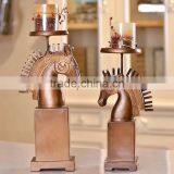 Wholesale Retro Resin Horse Head Candle Holders for Wedding thumbnail-3