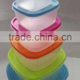 Rainbow Color 14pcs Square Plastic Storage Container thumbnail-3
