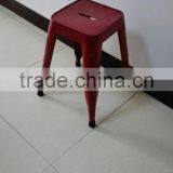 2015 Red Metal Durable Cheap Stool