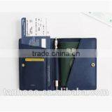 Handmade Travel Ticket Bag,Personalized Passport Holder ,Passport Cover With Pen Holder thumbnail-2