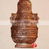 Bronze Modern Relief Sculpture With Vase thumbnail-1