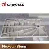 60 by 30 Inches Beige Color Cultured Marble Shower Pan thumbnail-1