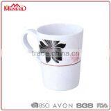Chinese Melamine Mug With Black Decal, Glazed Plastic 20oz Drinking Cup thumbnail-1