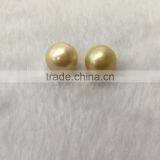 AAA 11-12mm Golden South Sea Loose Pearl Beads thumbnail-2