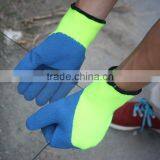 NMSAFETY Latex Coated Personalized Top Thinsulate Winter Gloves