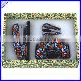 Fashion Design 4pcs Floral Office Stapler Gift Set thumbnail-3