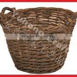 Grey Color Willow Basket Used for Planting Flower thumbnail-1