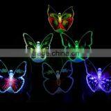 Promotion Gift Children Toy Refrigerator Fridge Butterfly Magnet,DIY Glow Colorful 3d Butterfly Stickers thumbnail-3