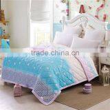 100% Polyester Summer Comforter/blanket/quilt/duvet for Summer&winter King Queen Twin Size Bedding&blue Pink White thumbnail-1