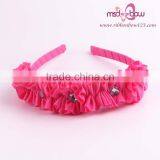 grosgrain ribbon pink hair bow