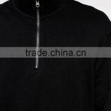 Zip Neck Sweatshirt With Dropped Shoulder thumbnail-3