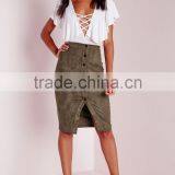 2016 Best Selling Lady Midi Skirt Wholesale China thumbnail-1