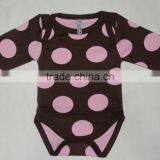 Polka Dot Printed Baby Cotton Romper, T-shirt thumbnail-1