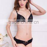 Transparent Low-Cut Hot Sexy Micro Chinese Women Bra Set thumbnail-5