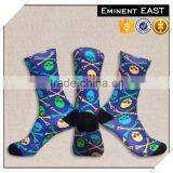 MOQ 200 Pairs Customized Soft & Comfortable 360 Degree Seamless Digital Printed Cotton Socks