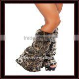 2011 FASHION FUR LEG WARMER STOCKINGS LEOPARD thumbnail-1