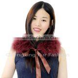 CX-A-46B Wholesale Cheap Woman Feather Turkey Fur Detachable Fur Collars thumbnail-2