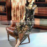 Maxnegio Maxi Dress Woman Long Sleeve Embroidery Guinea Brocade Women Casual Dress thumbnail-2