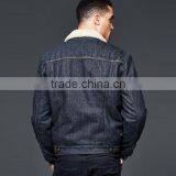 Man Denim Winter Jacket With Pocket and Fur Collar With Good Quality thumbnail-2