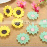 30 mm Diy Sun Flower Ceramic Charms Pure Handmade Ceramic Beads for Necklace Jewelry Accessories thumbnail-1
