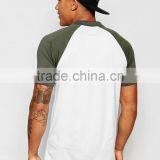 MGOO Cheap Price Raglan Short Sleeves Polo Off White Jersey Polo 100 Cotton Baseball T Shirt thumbnail-3