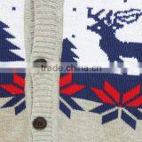 Baby Boys Nordic Snowflake Reindeer Cardigan Sweater thumbnail-5
