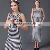 Emotion Moms Summer OEM Service Europe Long Breastfeeding Maxi Dress Maternity Evening Dresses thumbnail-3