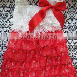 Lovely Style Child Dress Newborn Girl Christmas Christening Lace Dress thumbnail-1