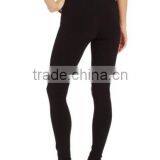 Hot Sales Breathable Spandex Fabric Full-length Pull-on Leggings With Wide Elastic Waistband thumbnail-5