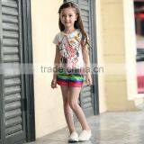 S60725B Summer Casual Stripe Shorts Children Clothes Cotton For Baby Girls thumbnail-3