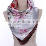 Newest Fashion Style Digital Printing Silk Scarf thumbnail-2