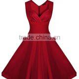 Walson Womens 50's Rockabilly Vintage Style Polka Dot Evening Party Tea Dresses Swing Skaters thumbnail-2