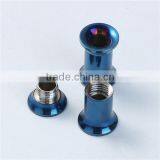 5mm Stainless Steel Ear Stretcher Expander Cylinder Blue Body Pirercing Jewelry thumbnail-3