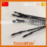 3'' Black Plastic Pearl Tie thumbnail-2