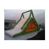 0.9mm PVC Tarpaulin Inflatable Water Slide / Aqua Inflatable Wet Slide for Outdoor Entertainment