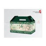 Custom B-Flute Corrugated Cardboard Egg Boxes Packaging With Handle