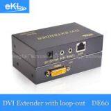 DVI Extender 60m Over CAT5/6 With Local Loop-out Function thumbnail-2