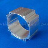Aluminium Profile for Motor Shell With Sliver Anodizing and Machining thumbnail-1