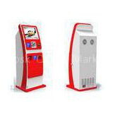 Touch Screen Ticket Vending Kiosk Standing , Automatic Card Vending Machine