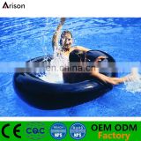 Made in Chna black inflatable swim tube for pool toys
